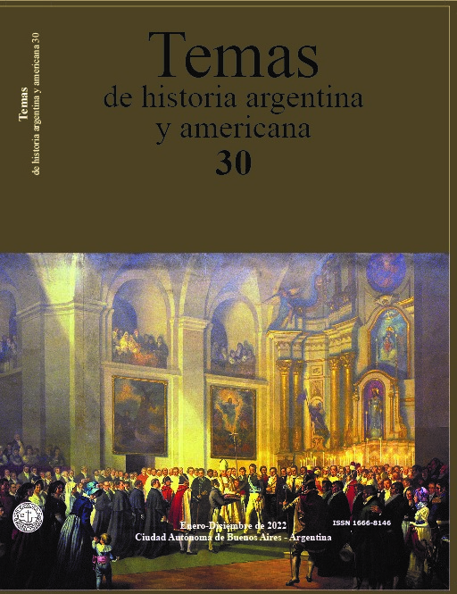 					View Vol 1, No 30 (2022): Dossier “El pensamiento y la ciencia de España en el Bicentenario de la Universidad de Buenos Aires (1821-2021)”
				