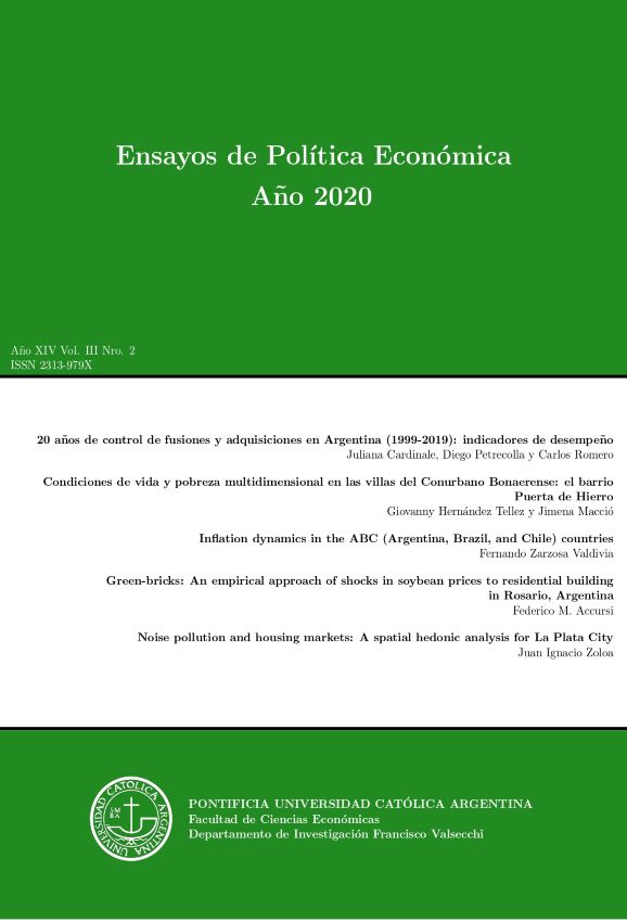 					Ver Vol. 3 Núm. 2 (14): Ensayos de Política Económica 2020
				